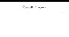 Desktop Screenshot of castilloroyale.com